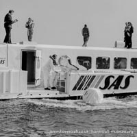 AP1-88 hovercraft with SAS undergoing lifeboat trials